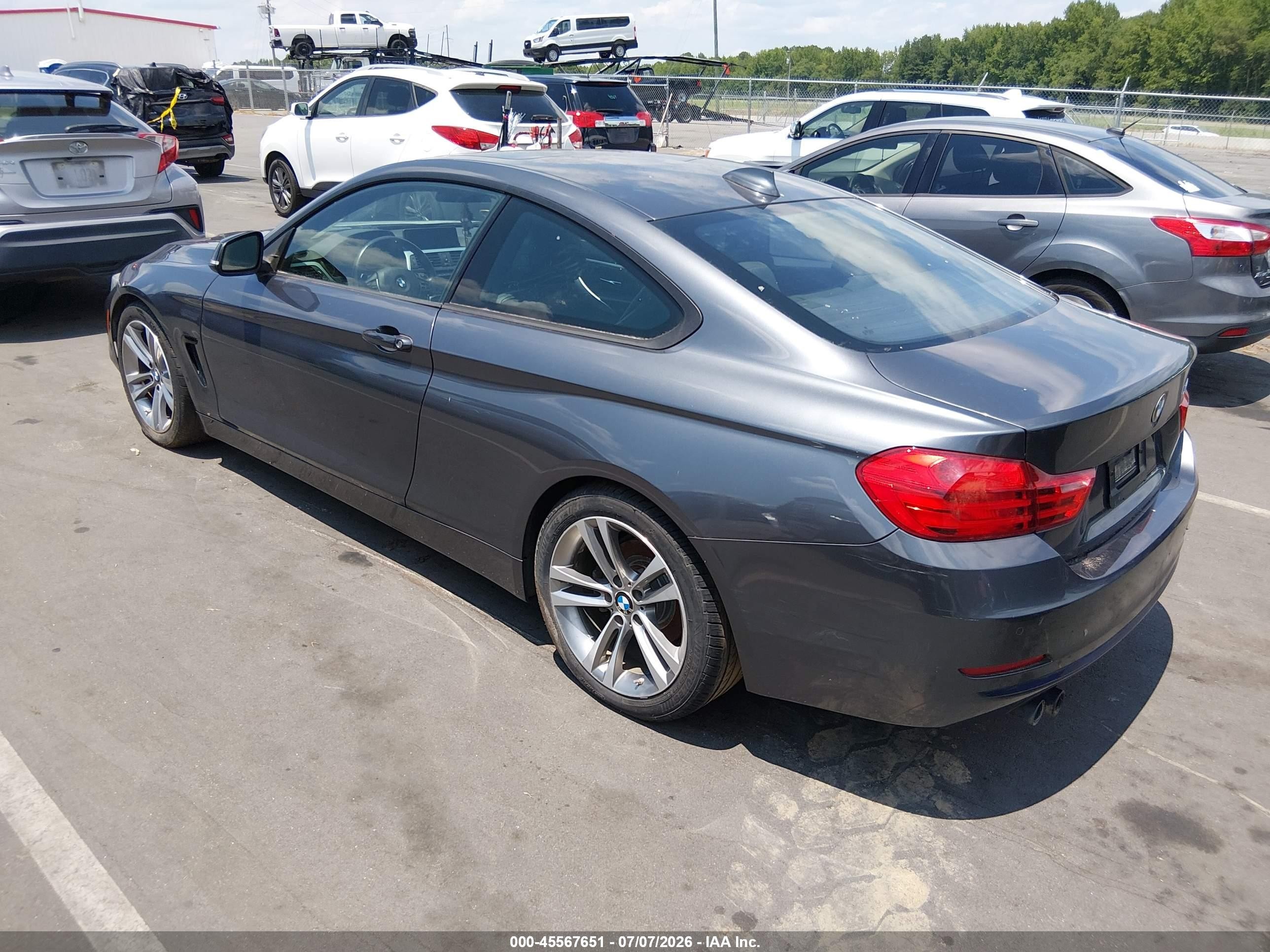 2014 Bmw 428i   Black vin: WBA3N3C5XEF710662