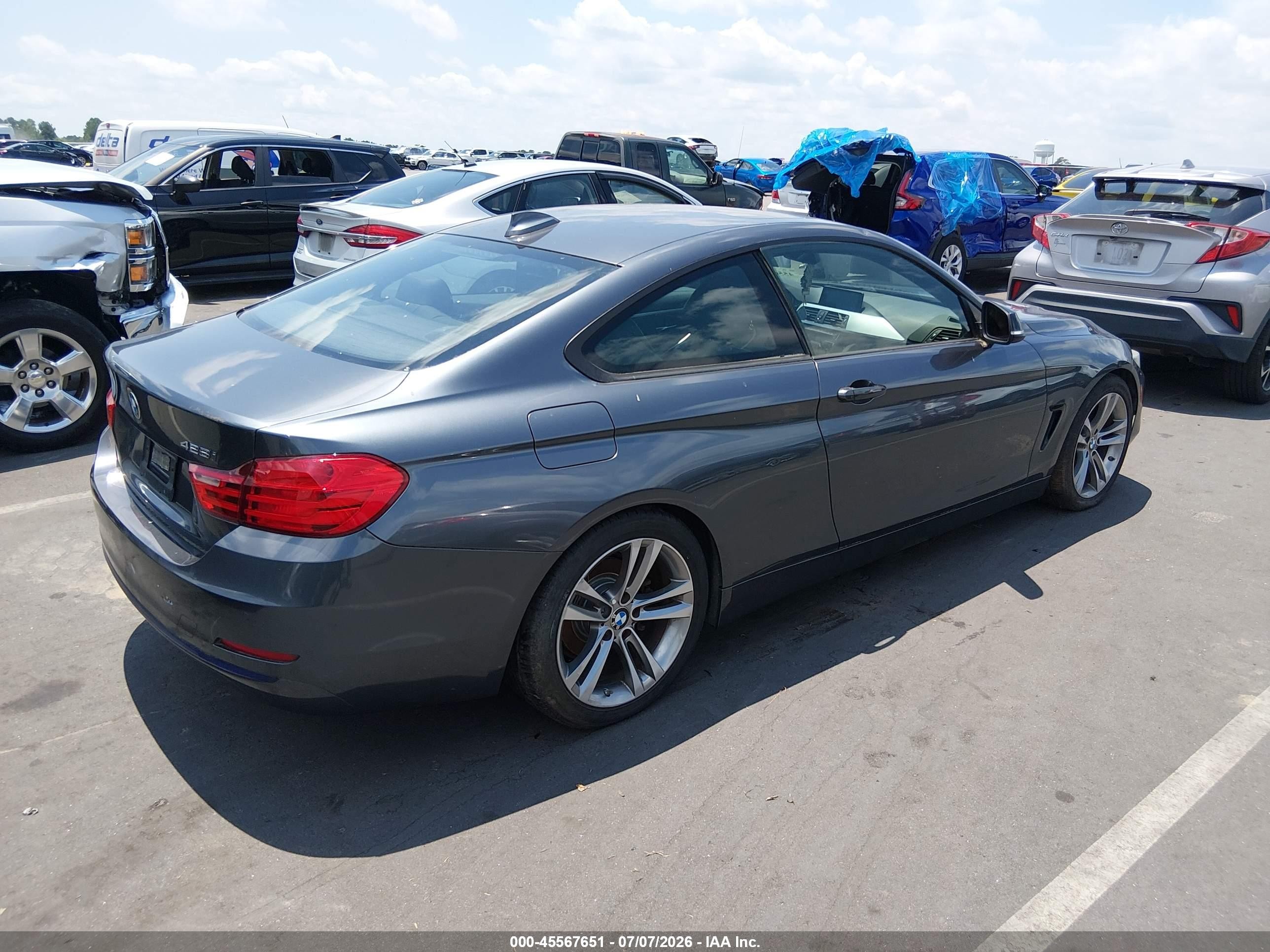 2014 Bmw 428i   Black vin: WBA3N3C5XEF710662