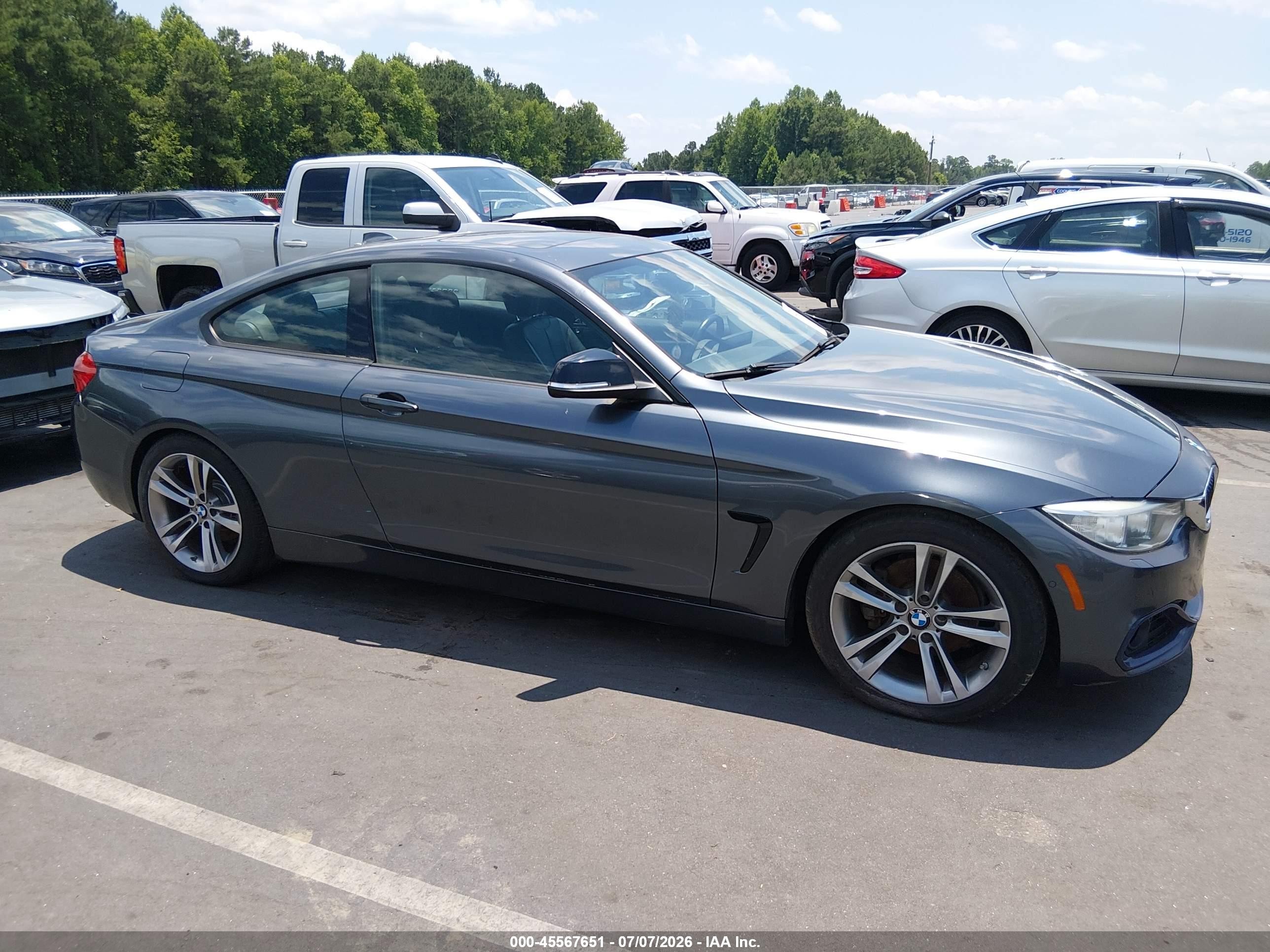 2014 Bmw 428i   Black vin: WBA3N3C5XEF710662