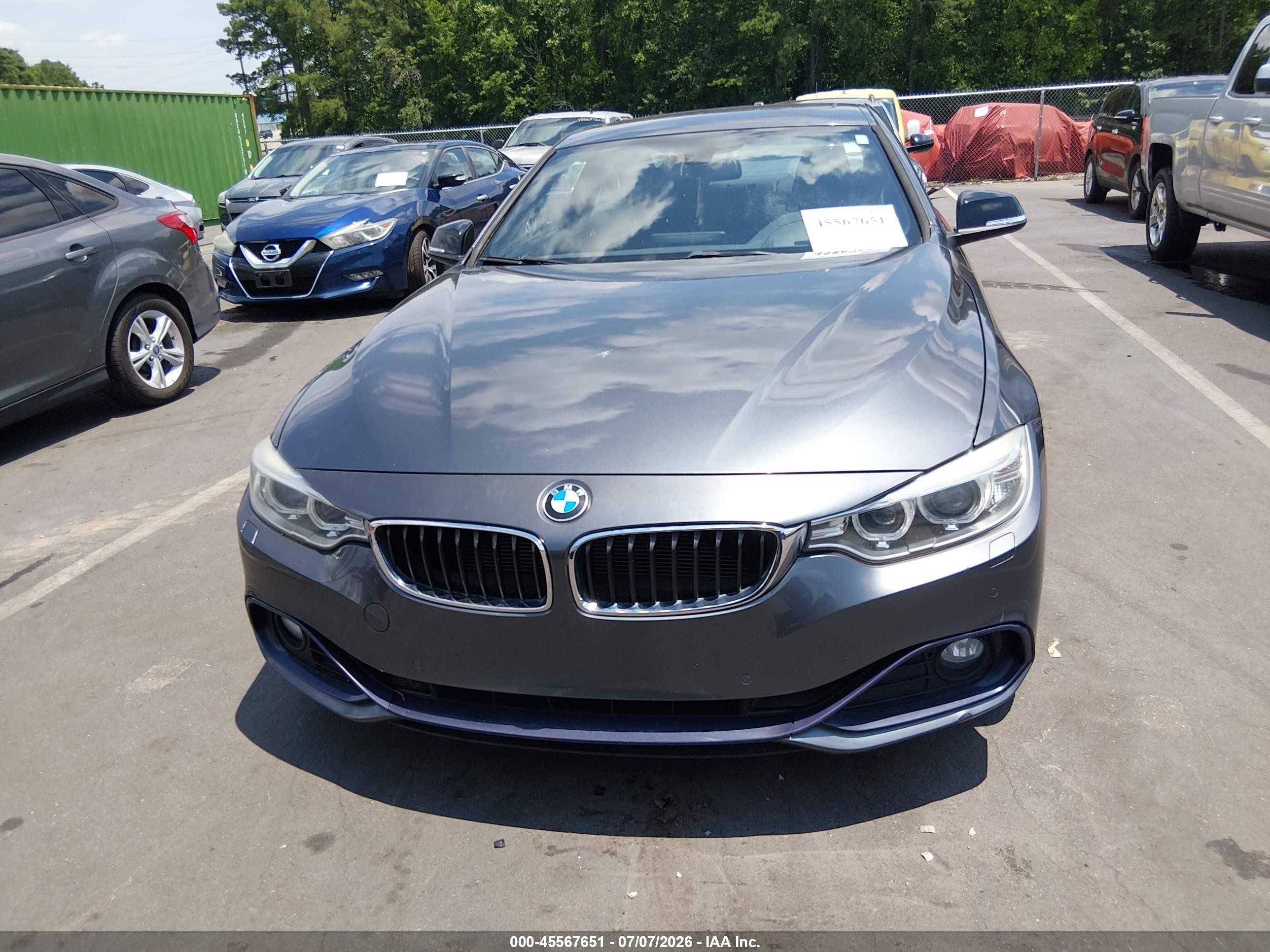 2014 Bmw 428i   Black vin: WBA3N3C5XEF710662