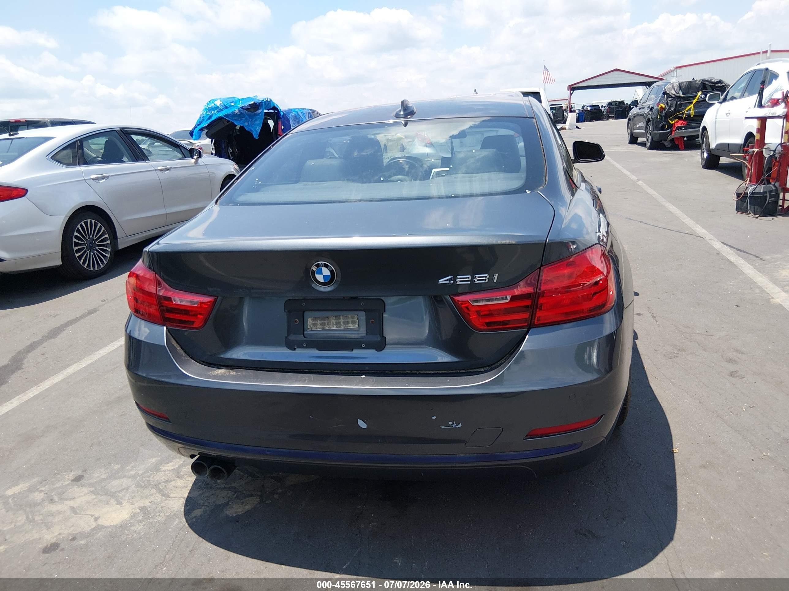 2014 Bmw 428i   Black vin: WBA3N3C5XEF710662