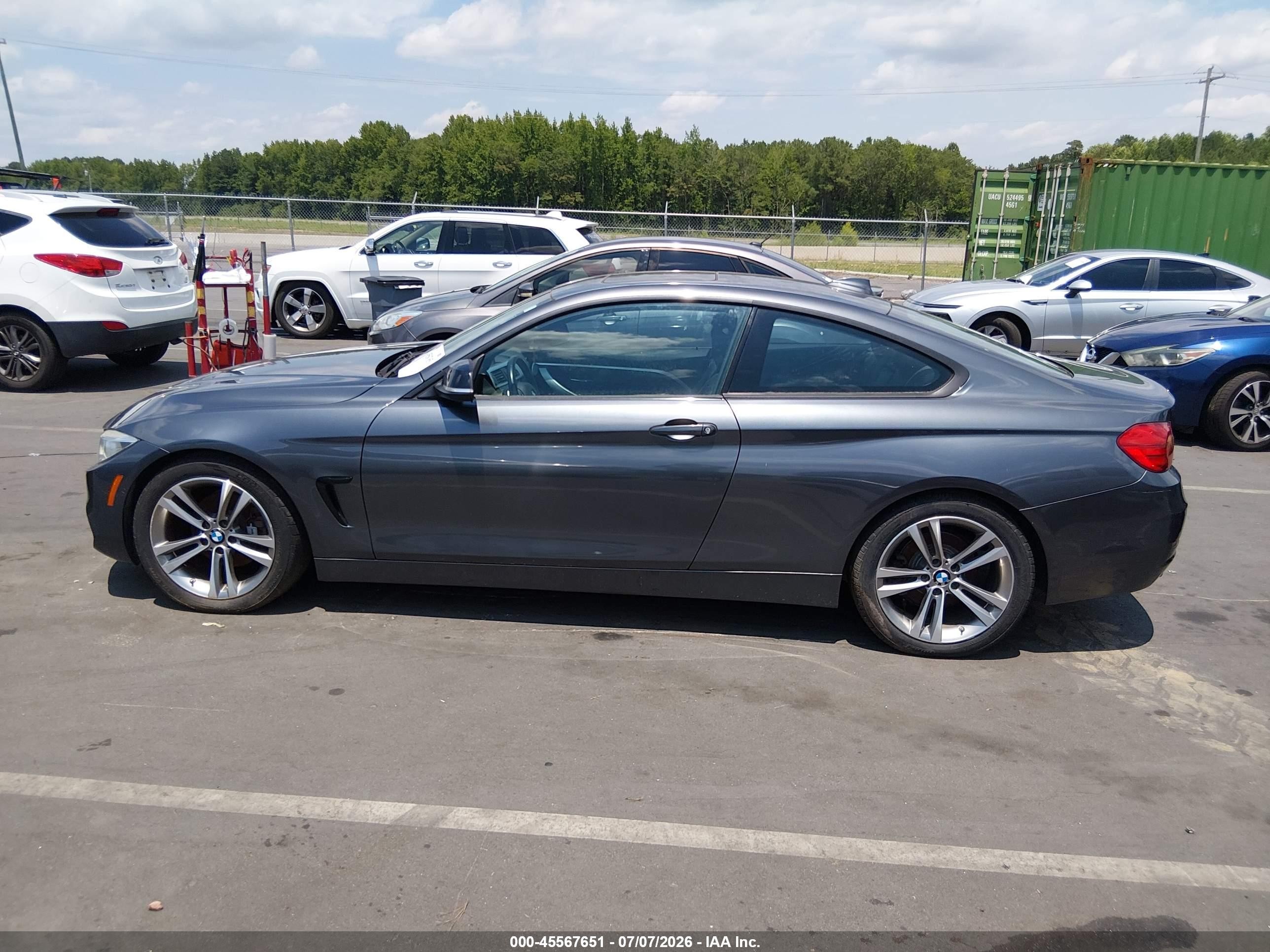 2014 Bmw 428i   Black vin: WBA3N3C5XEF710662