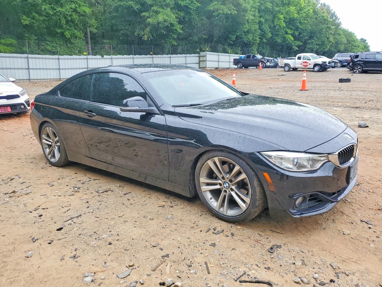 2014 Bmw 428 I Black vin: WBA3N3C5XEF710872