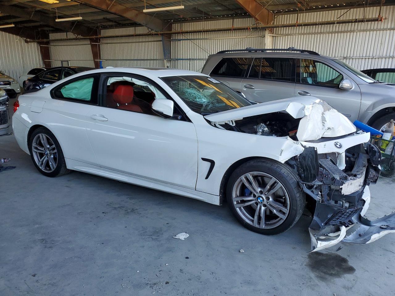 2014 Bmw 428 I White vin: WBA3N3C5XEF712668
