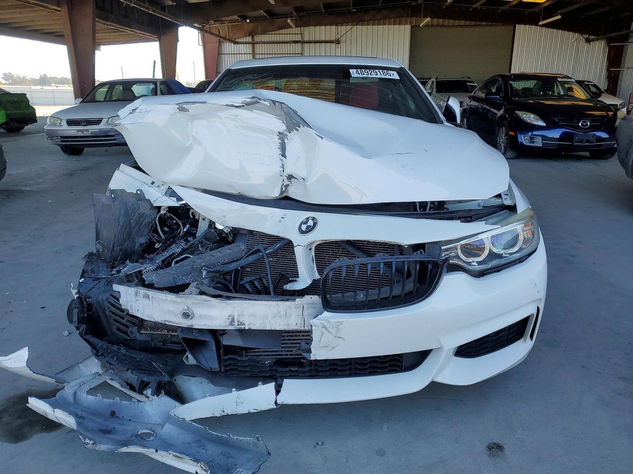 2014 Bmw 428 I White vin: WBA3N3C5XEF712668