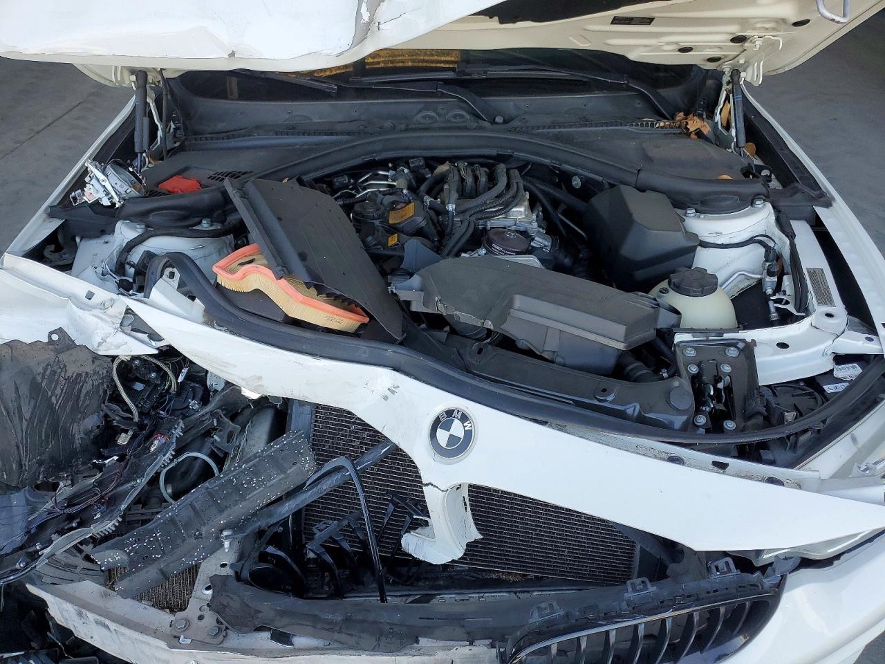 2014 Bmw 428 I White vin: WBA3N3C5XEF712668