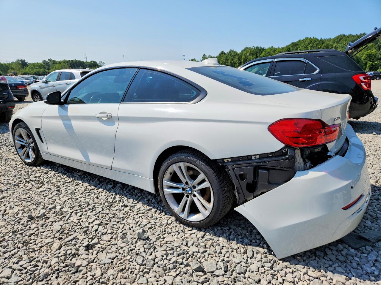 2014 Bmw 428 Xi White vin: WBA3N5C50EF716238