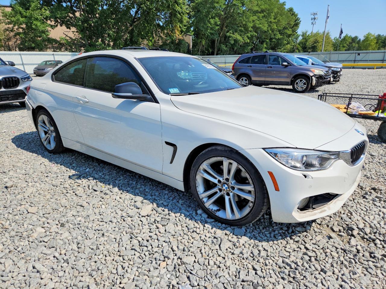 2014 Bmw 428 Xi White vin: WBA3N5C50EF716238