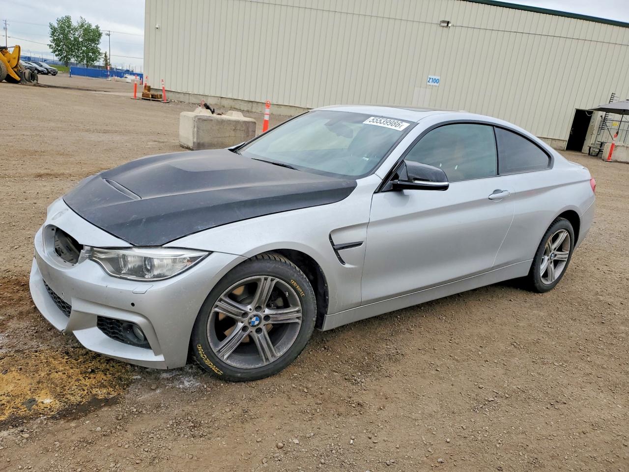 2014 Bmw 428 Xi Silver vin: WBA3N5C51EK197384