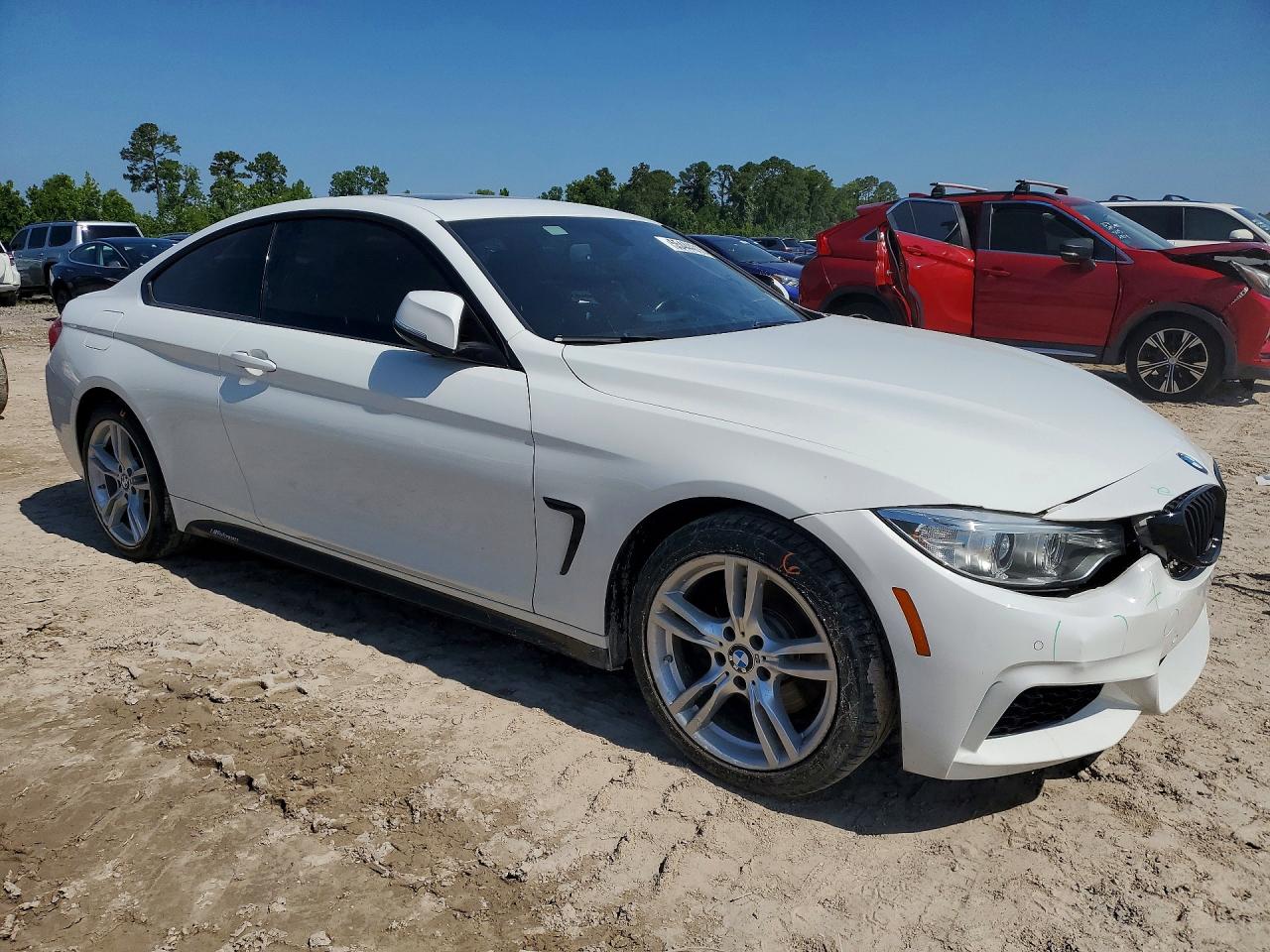 2015 Bmw 428 Xi White vin: WBA3N5C51FK484838