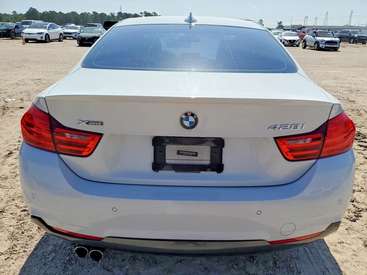 2015 Bmw 428 Xi White vin: WBA3N5C51FK484838