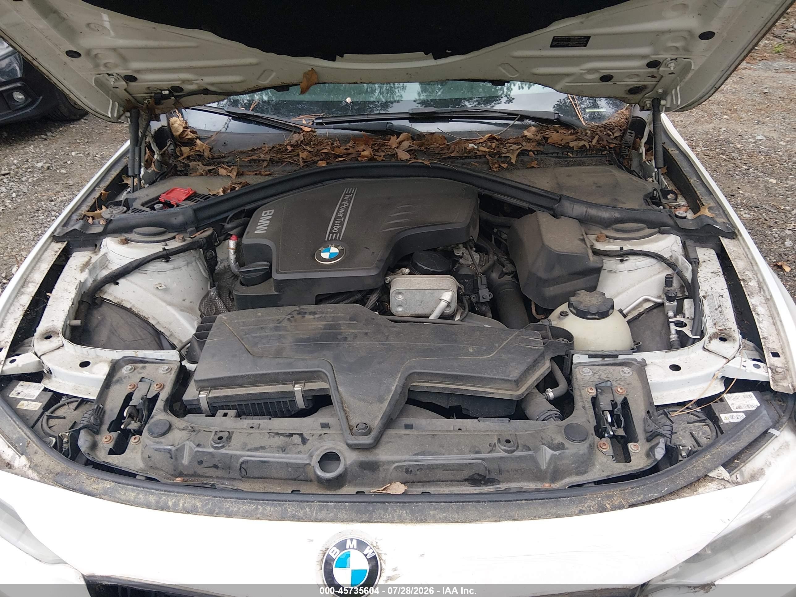 2014 Bmw 428i Xdrive White vin: WBA3N5C52EF716774
