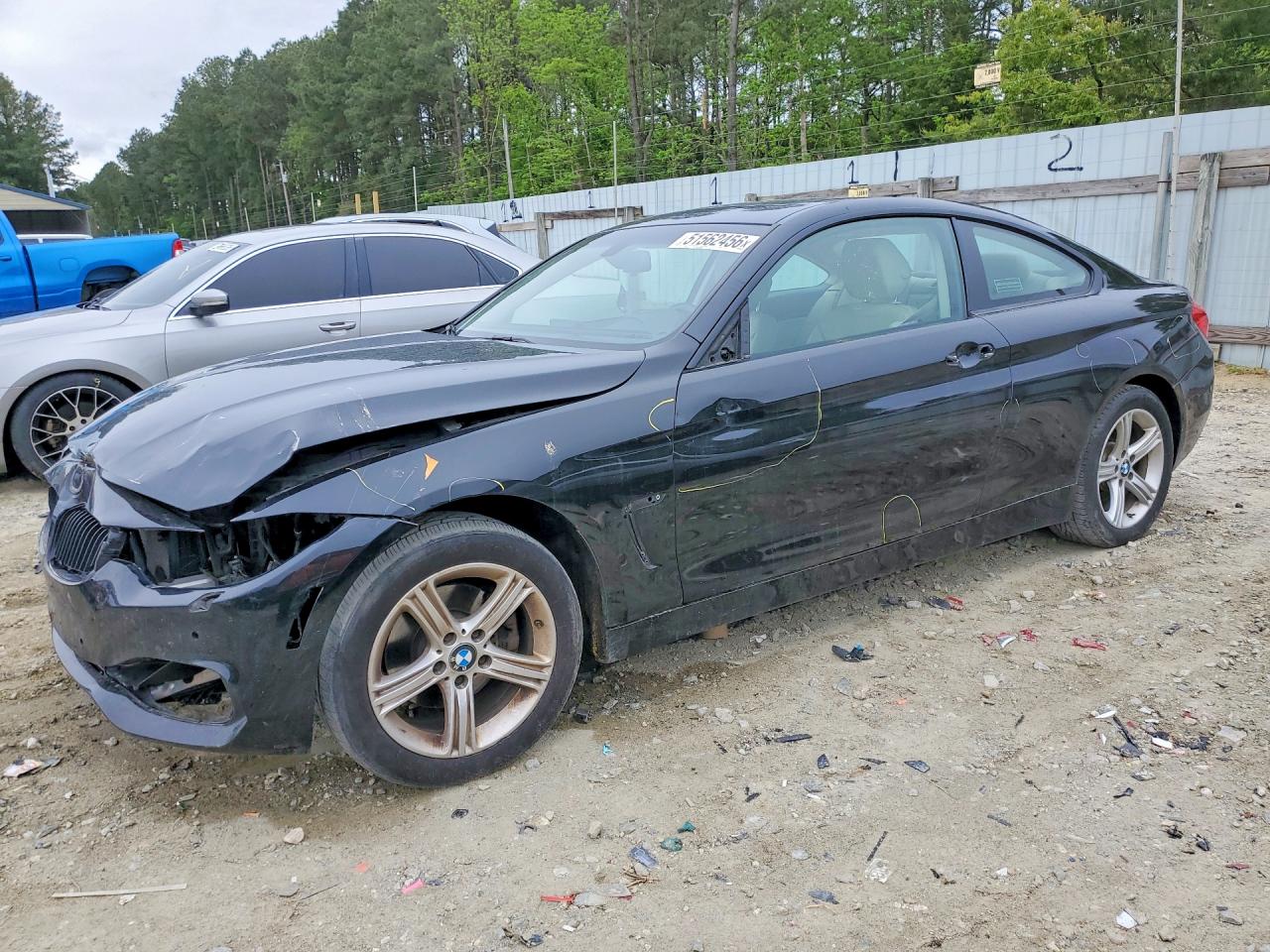 2015 Bmw 428 Xi Черный vin: WBA3N5C52FK197542