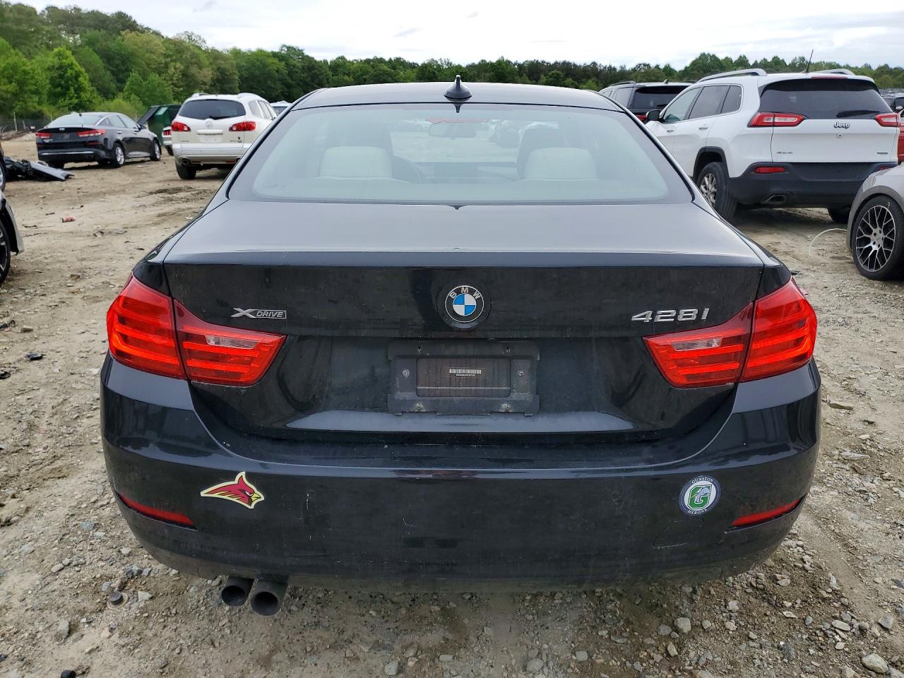 2015 Bmw 428 Xi Black vin: WBA3N5C52FK197542