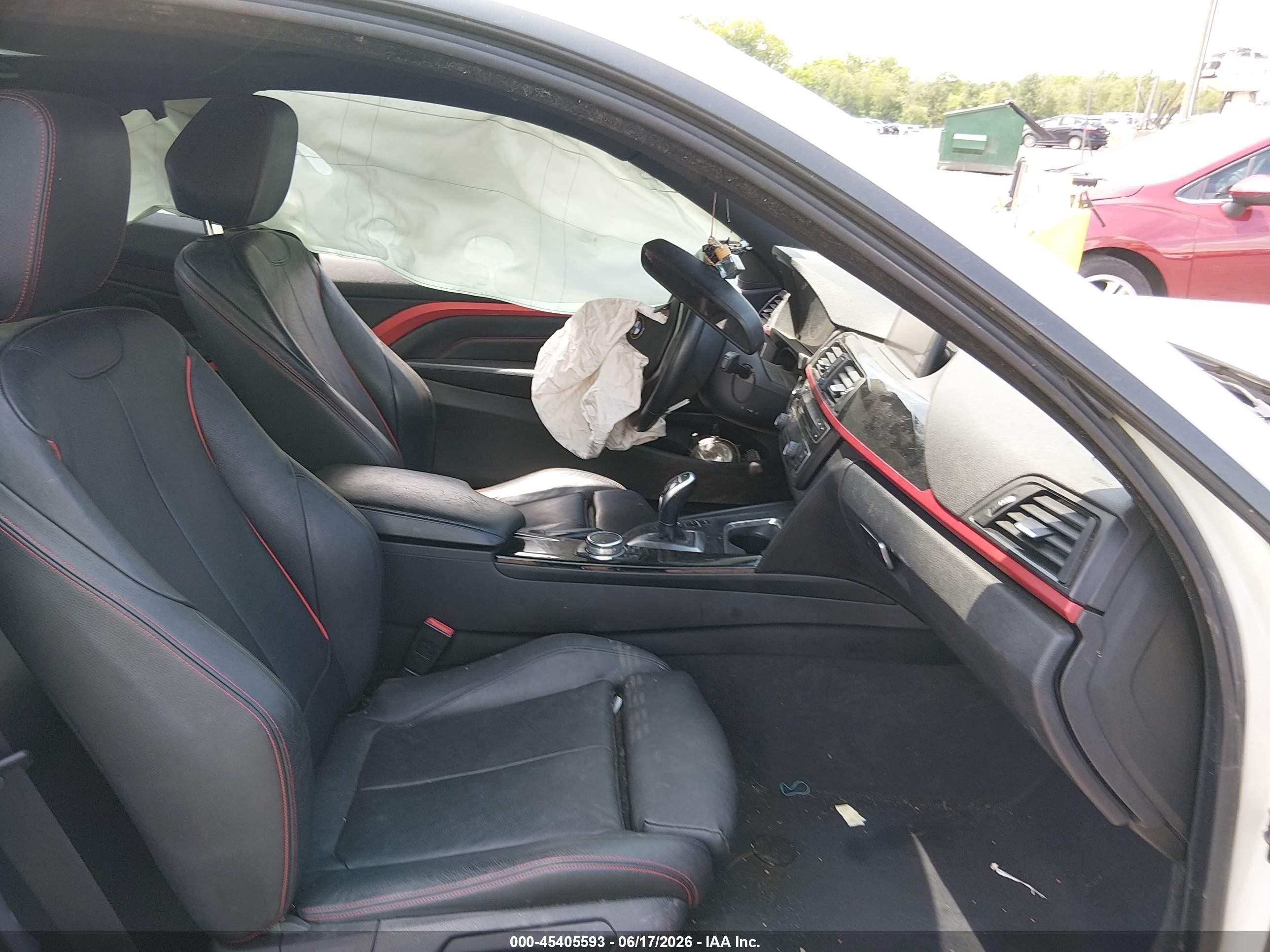 2015 Bmw 428i Xdrive Белый vin: WBA3N5C53FK197937