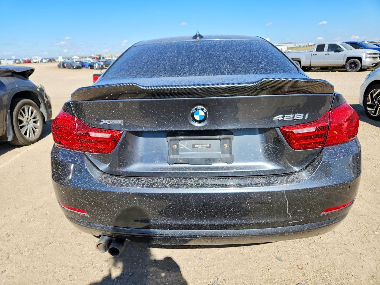 2015 Bmw 428 Xi Gray vin: WBA3N5C53FK198666