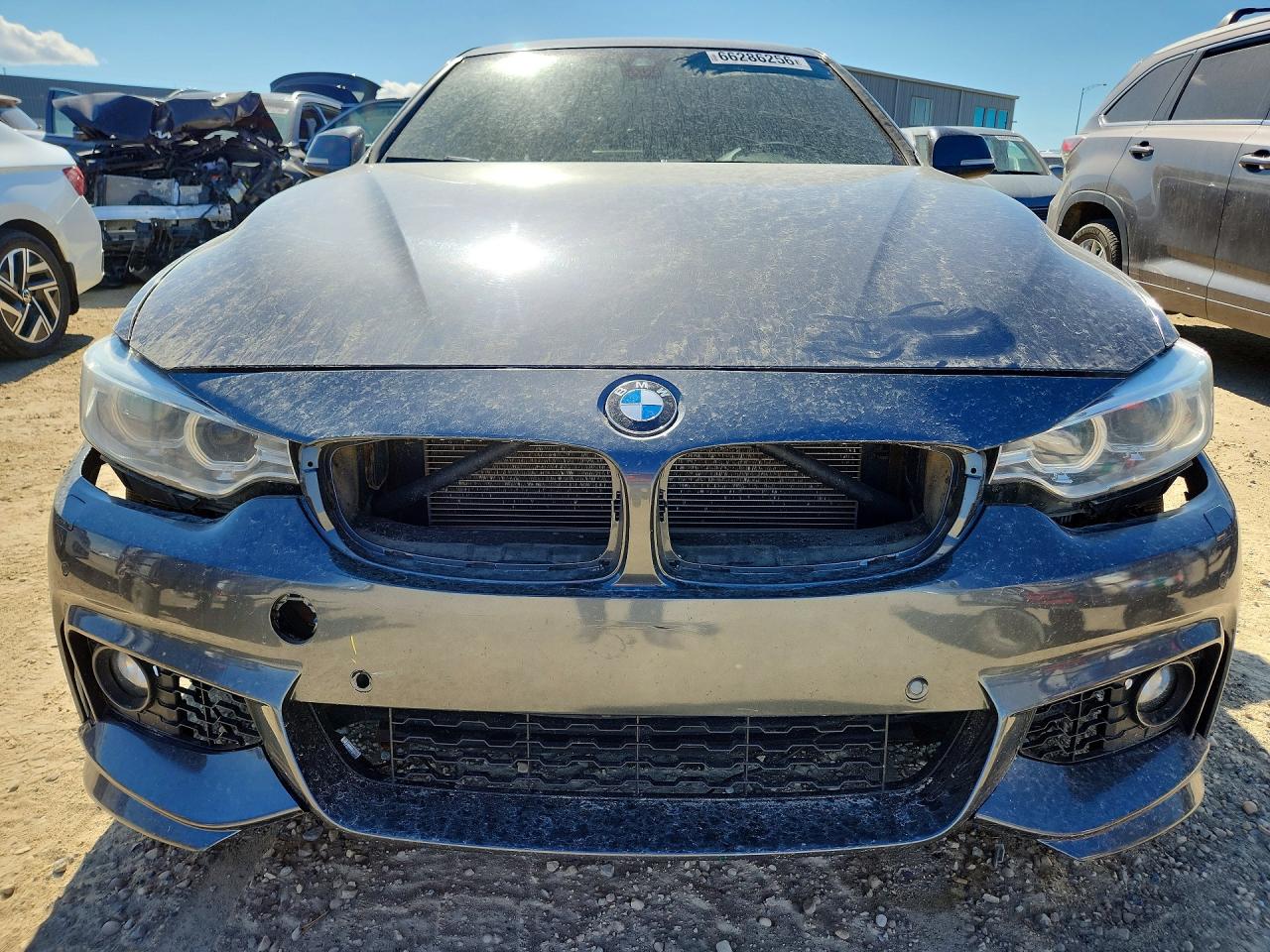 2015 Bmw 428 Xi Gray vin: WBA3N5C53FK198666