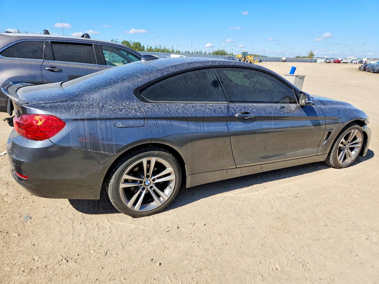 2015 Bmw 428 Xi Gray vin: WBA3N5C53FK198666