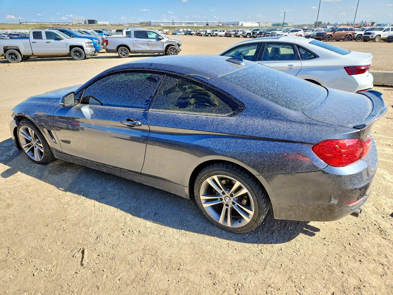 2015 Bmw 428 Xi Gray vin: WBA3N5C53FK198666