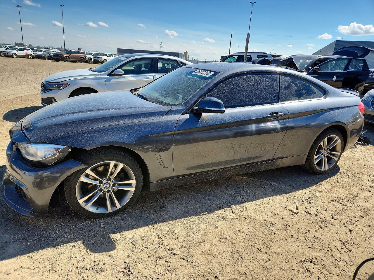 2015 Bmw 428 Xi Gray vin: WBA3N5C53FK198666