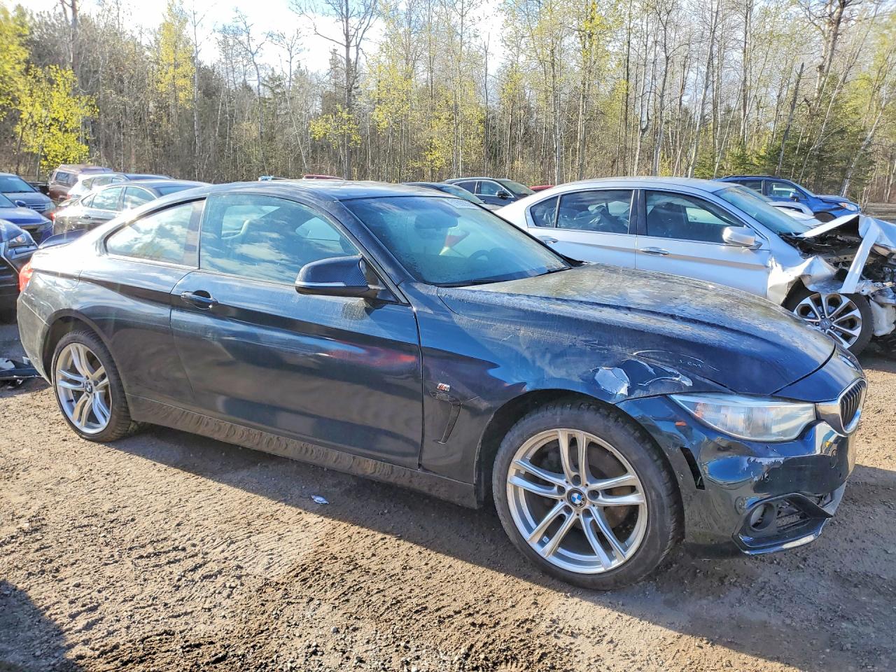 2014 Bmw 428 Xi Blue vin: WBA3N5C55EK196593