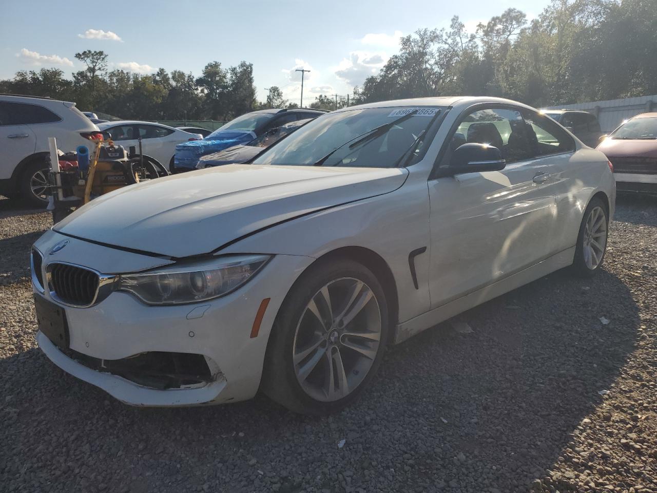2014 Bmw 428 Xi White vin: WBA3N5C56EF716227