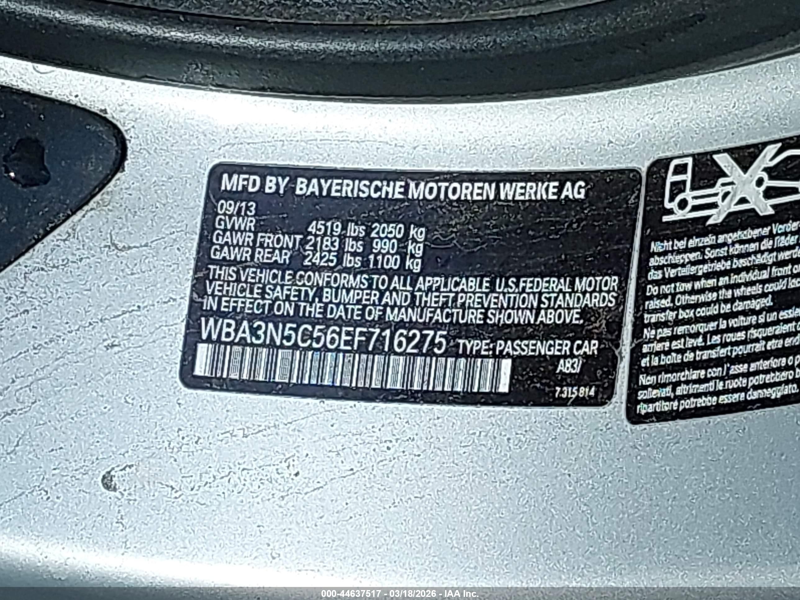 2014 Bmw 428i Xdrive Silver vin: WBA3N5C56EF716275