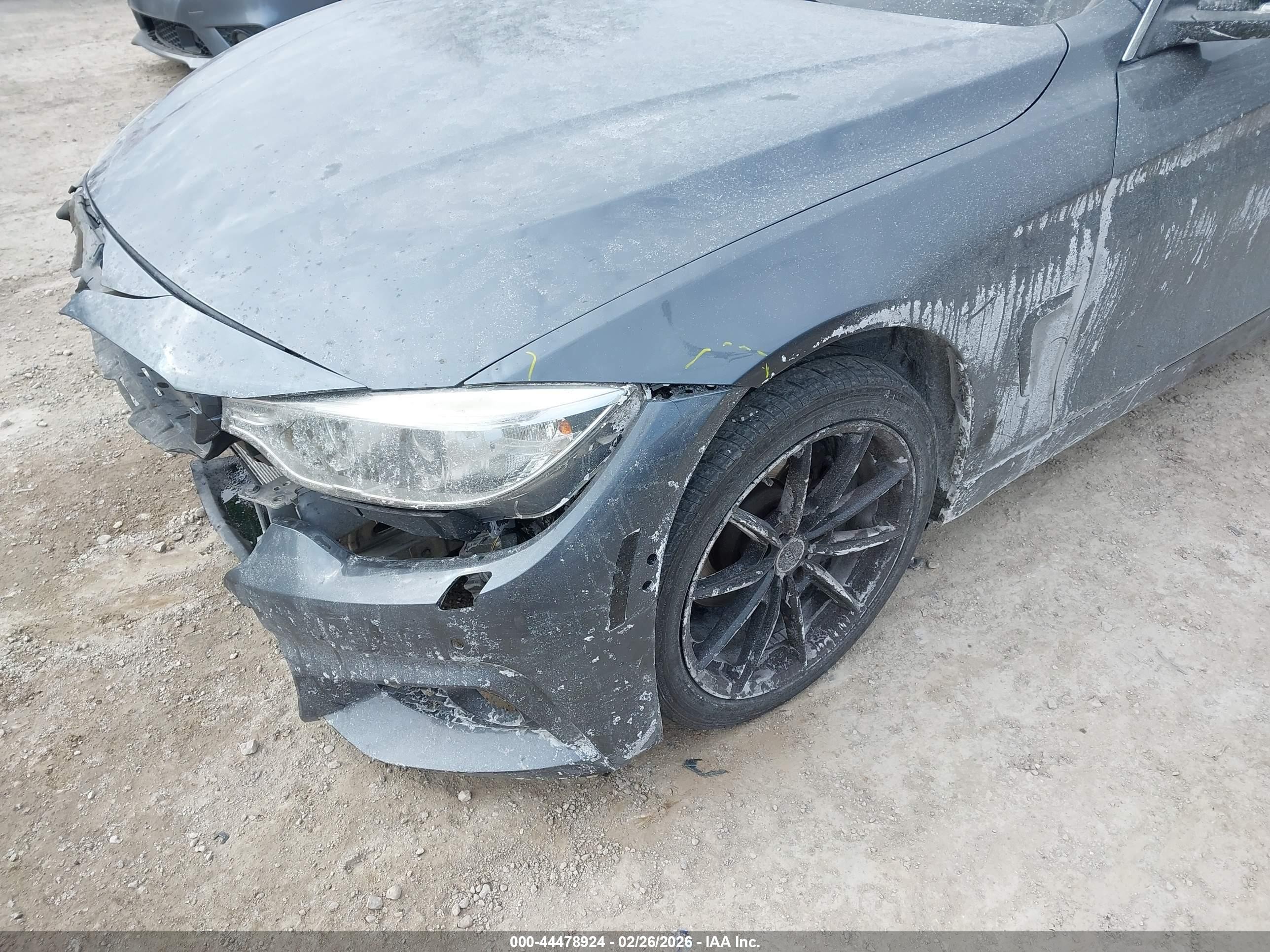 2015 Bmw 428i Xdrive Серый vin: WBA3N5C56FK198905