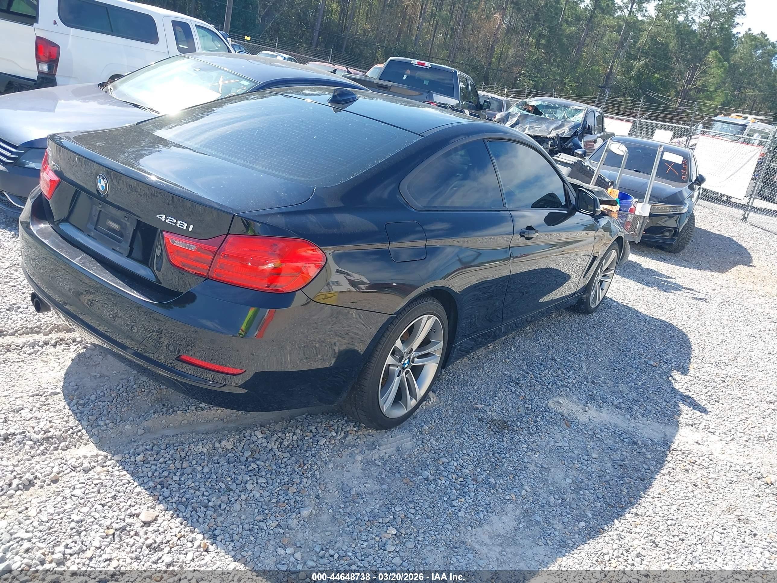 2014 Bmw 428i Xdrive Black vin: WBA3N5C57EF716107