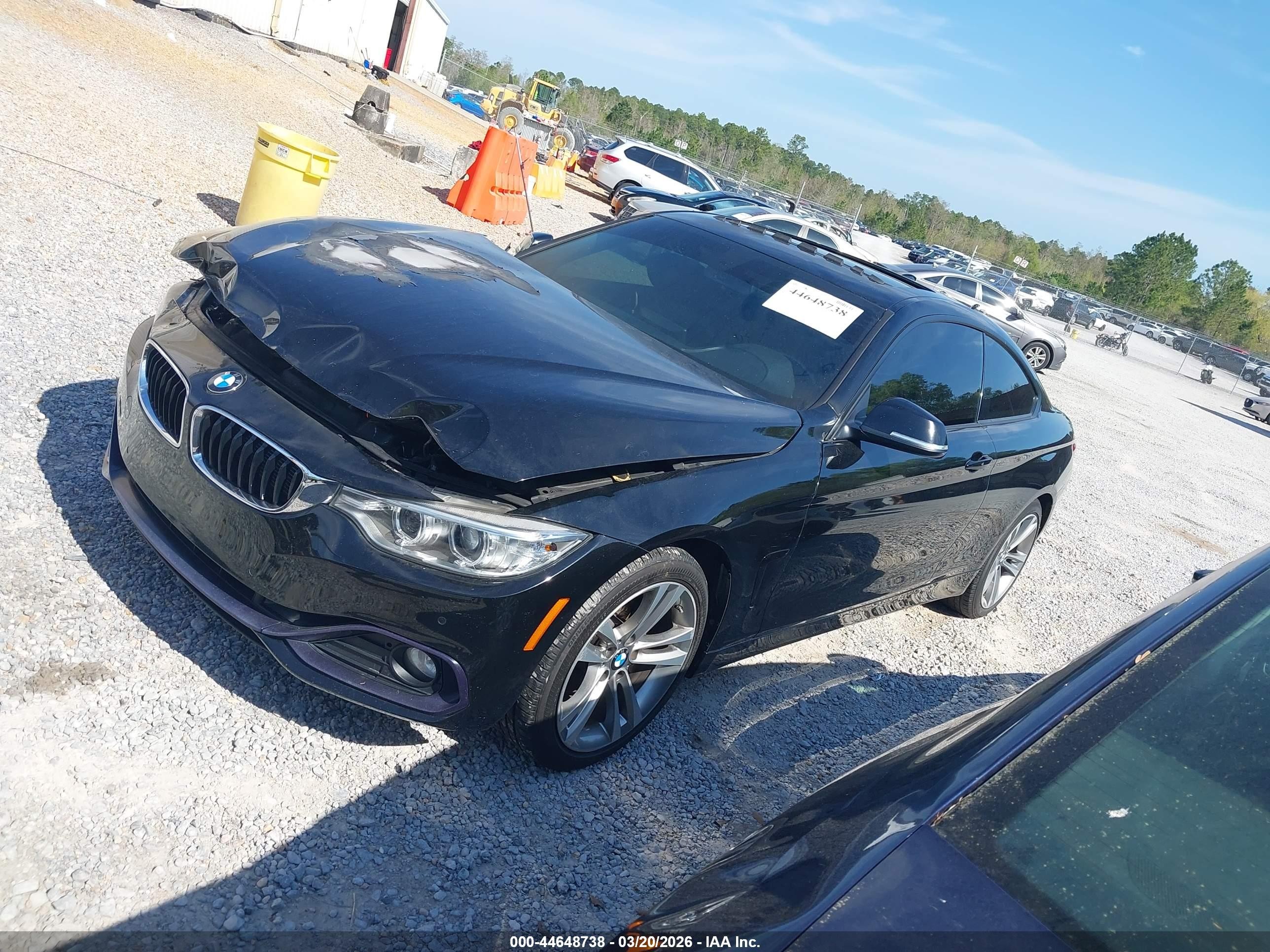 2014 Bmw 428i Xdrive Black vin: WBA3N5C57EF716107