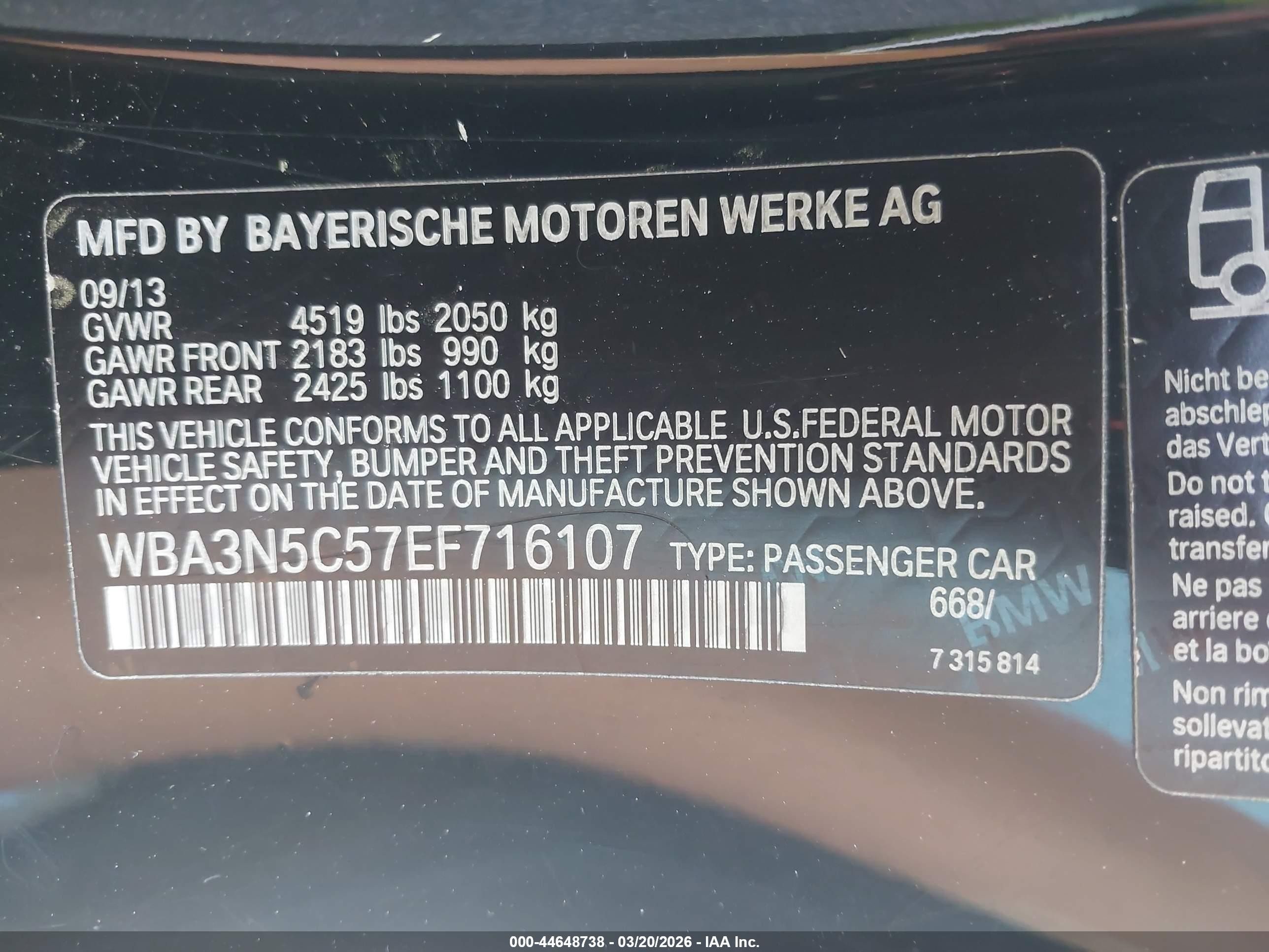2014 Bmw 428i Xdrive Black vin: WBA3N5C57EF716107