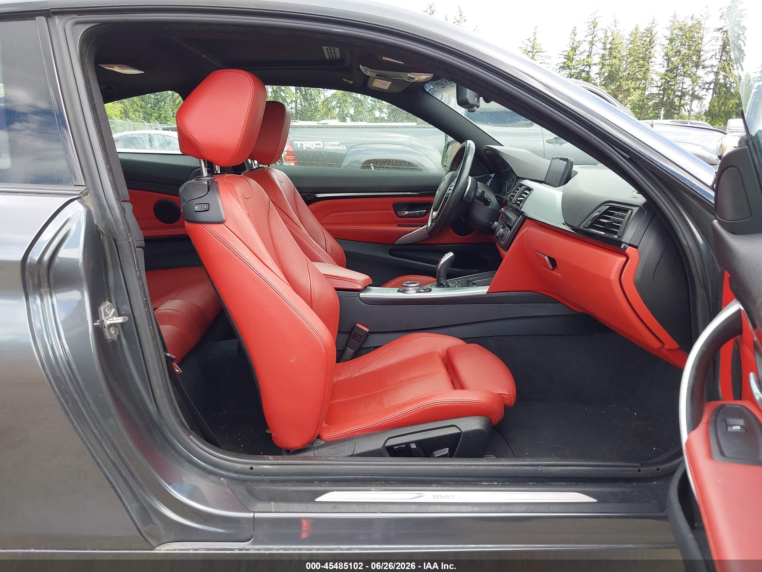 2014 Bmw 428i Xdrive Gray vin: WBA3N5C59EF717226