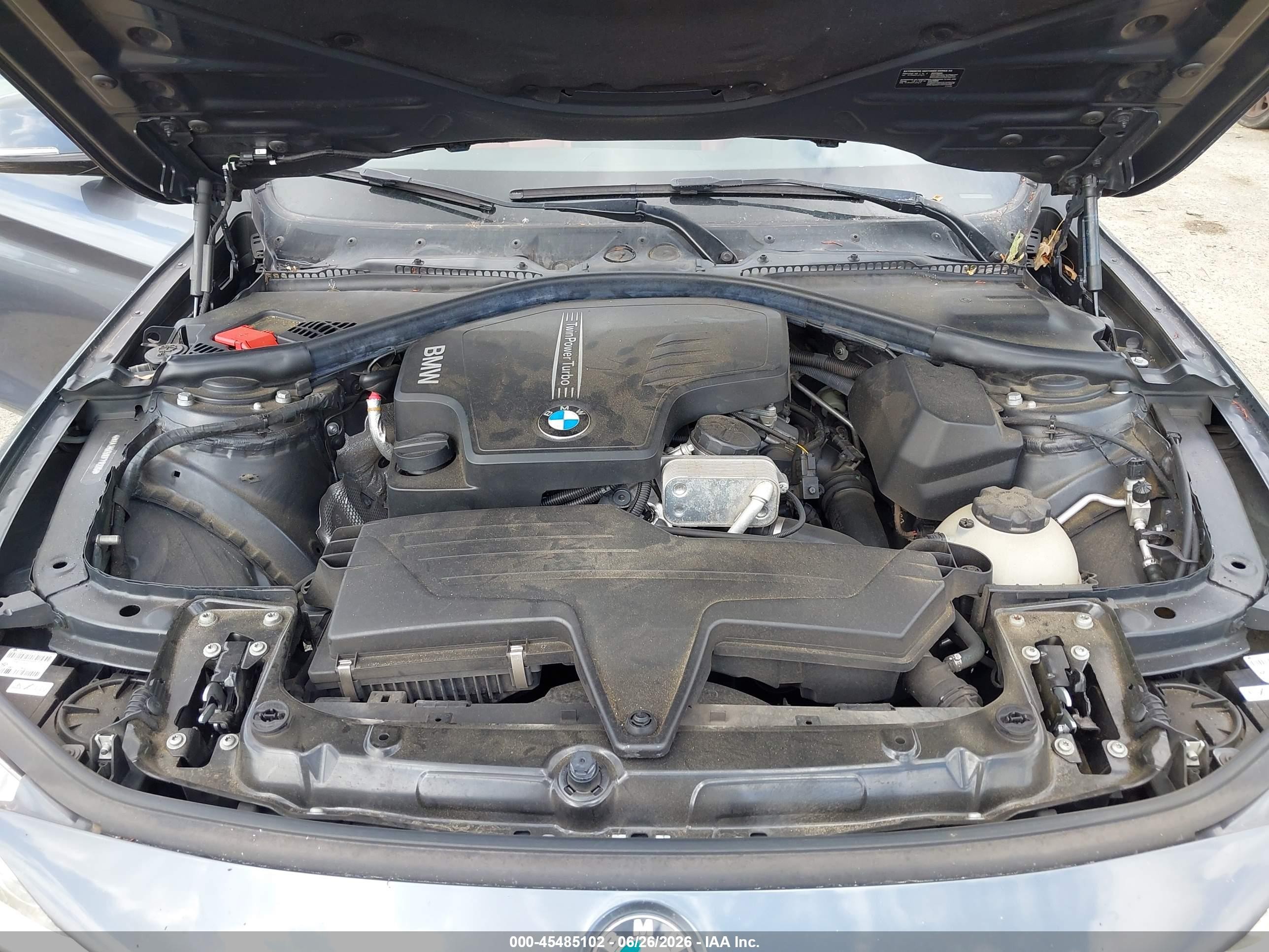 2014 Bmw 428i Xdrive Gray vin: WBA3N5C59EF717226