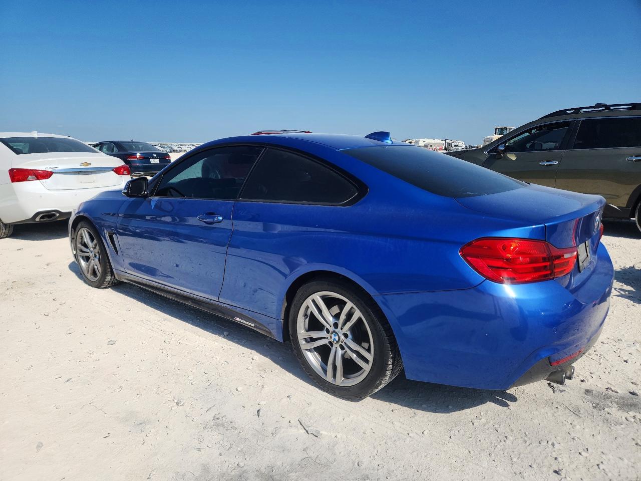 2014 Bmw 428 I Blue vin: WBA3N7C50EK220939