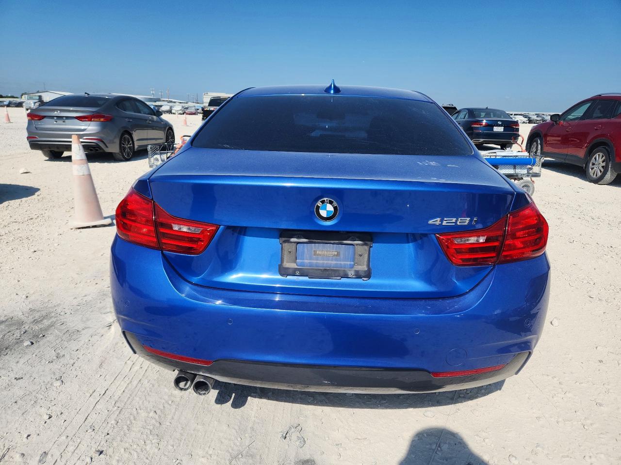 2014 Bmw 428 I Blue vin: WBA3N7C50EK220939