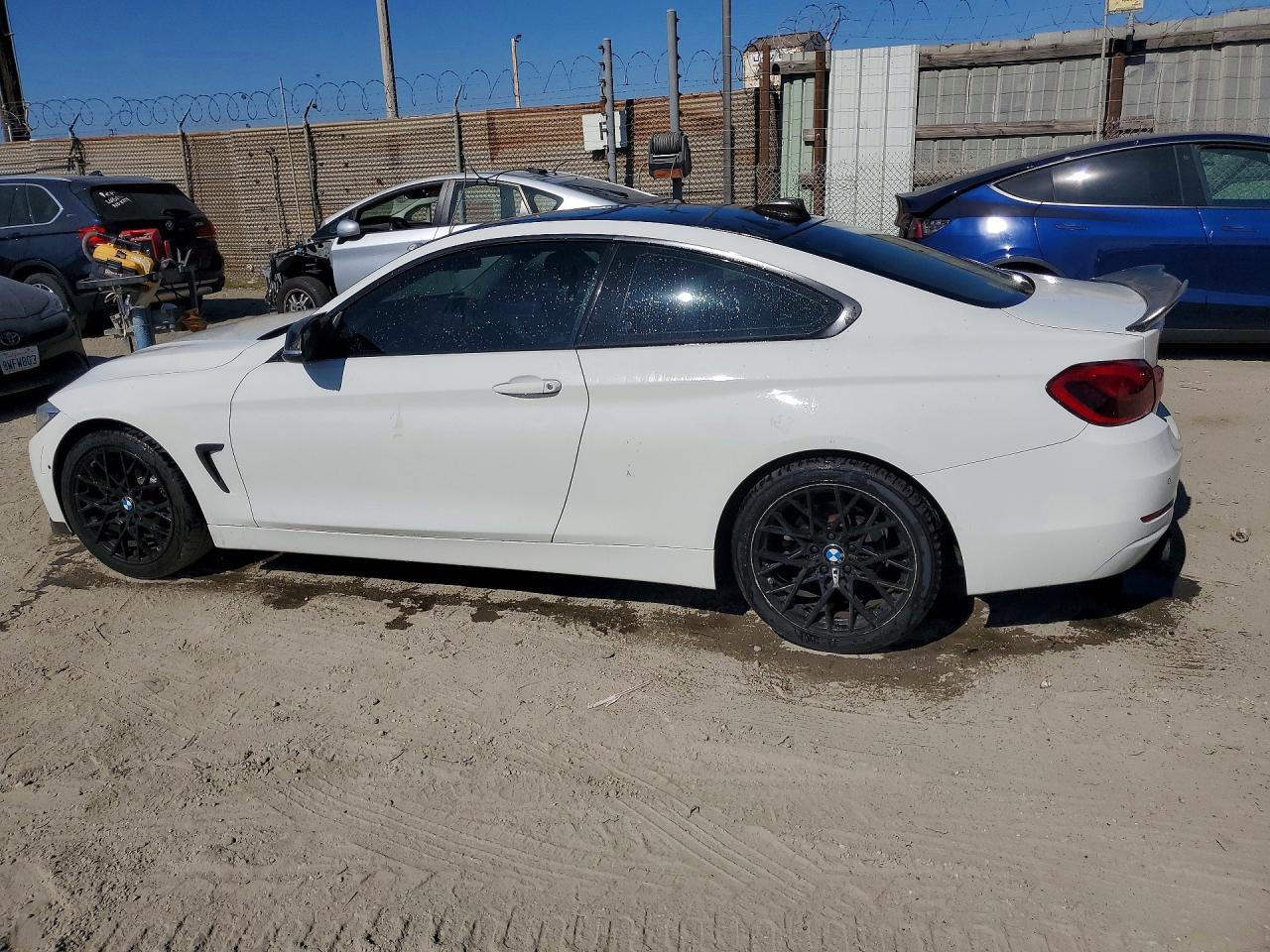 2015 Bmw 428 I White vin: WBA3N7C50FK224975