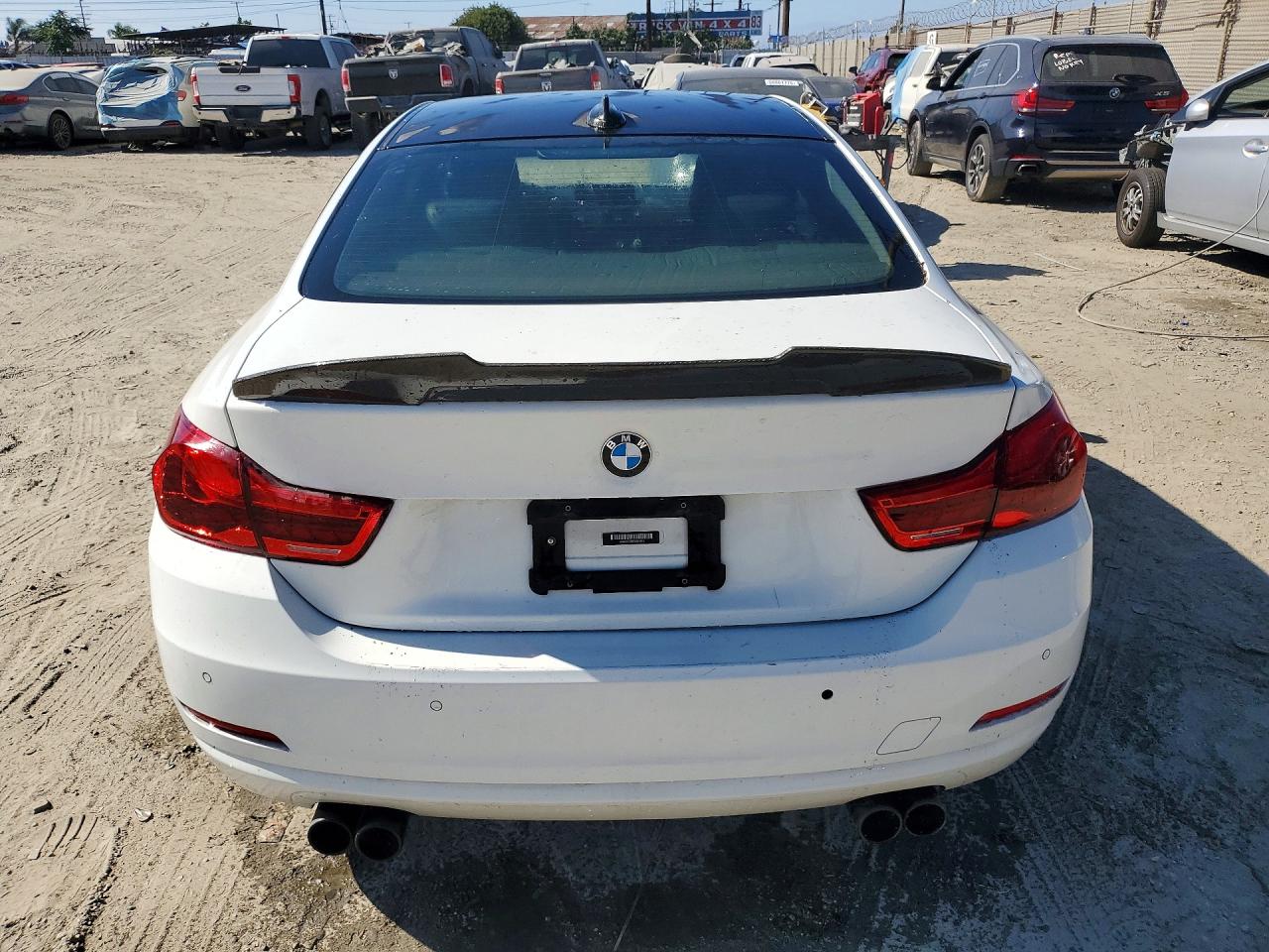 2015 Bmw 428 I White vin: WBA3N7C50FK224975