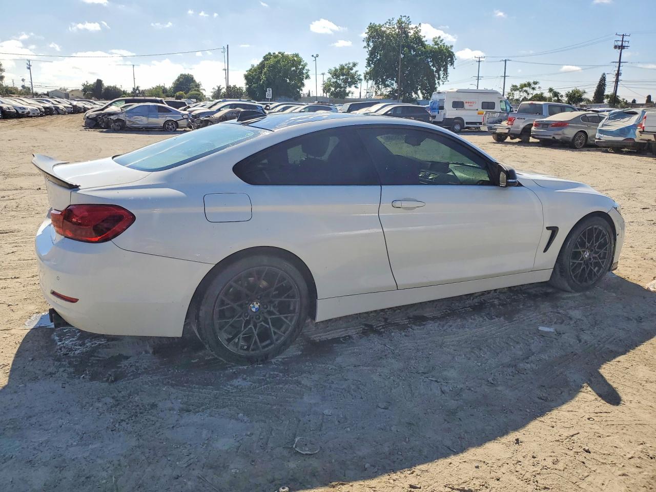 2015 Bmw 428 I White vin: WBA3N7C50FK224975