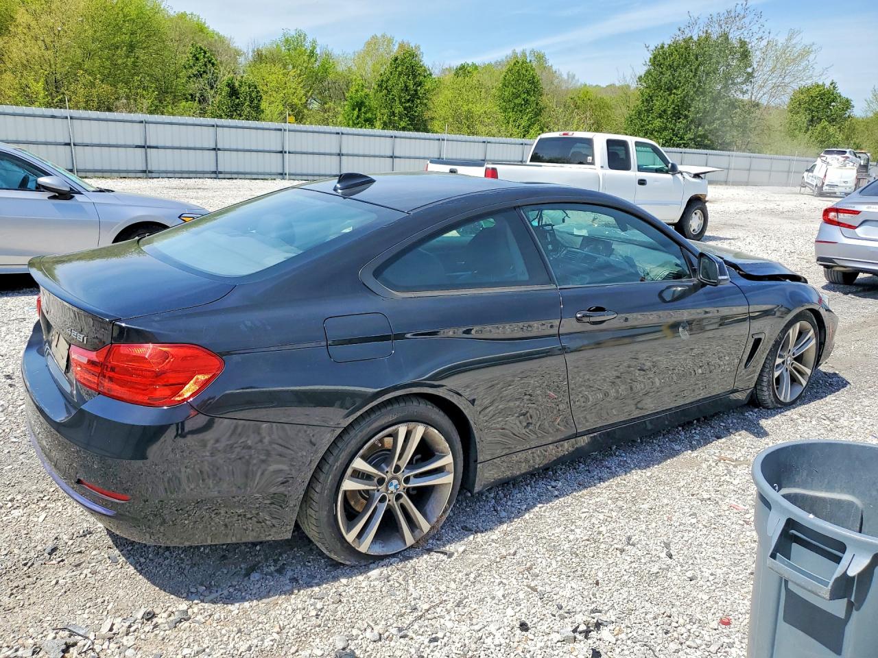 2015 Bmw 428 I Black vin: WBA3N7C50FK225320