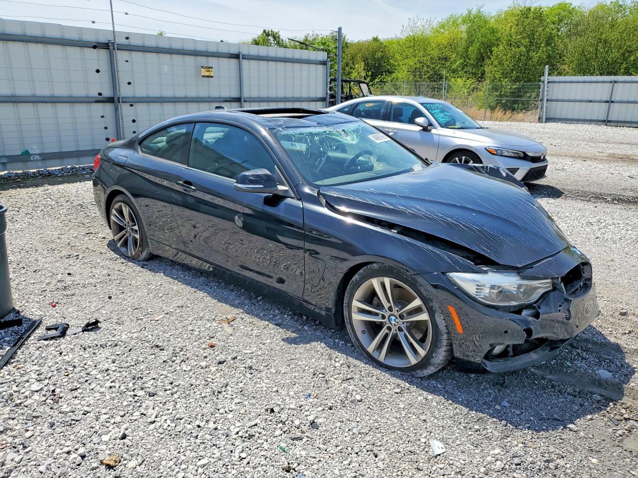 2015 Bmw 428 I Black vin: WBA3N7C50FK225320
