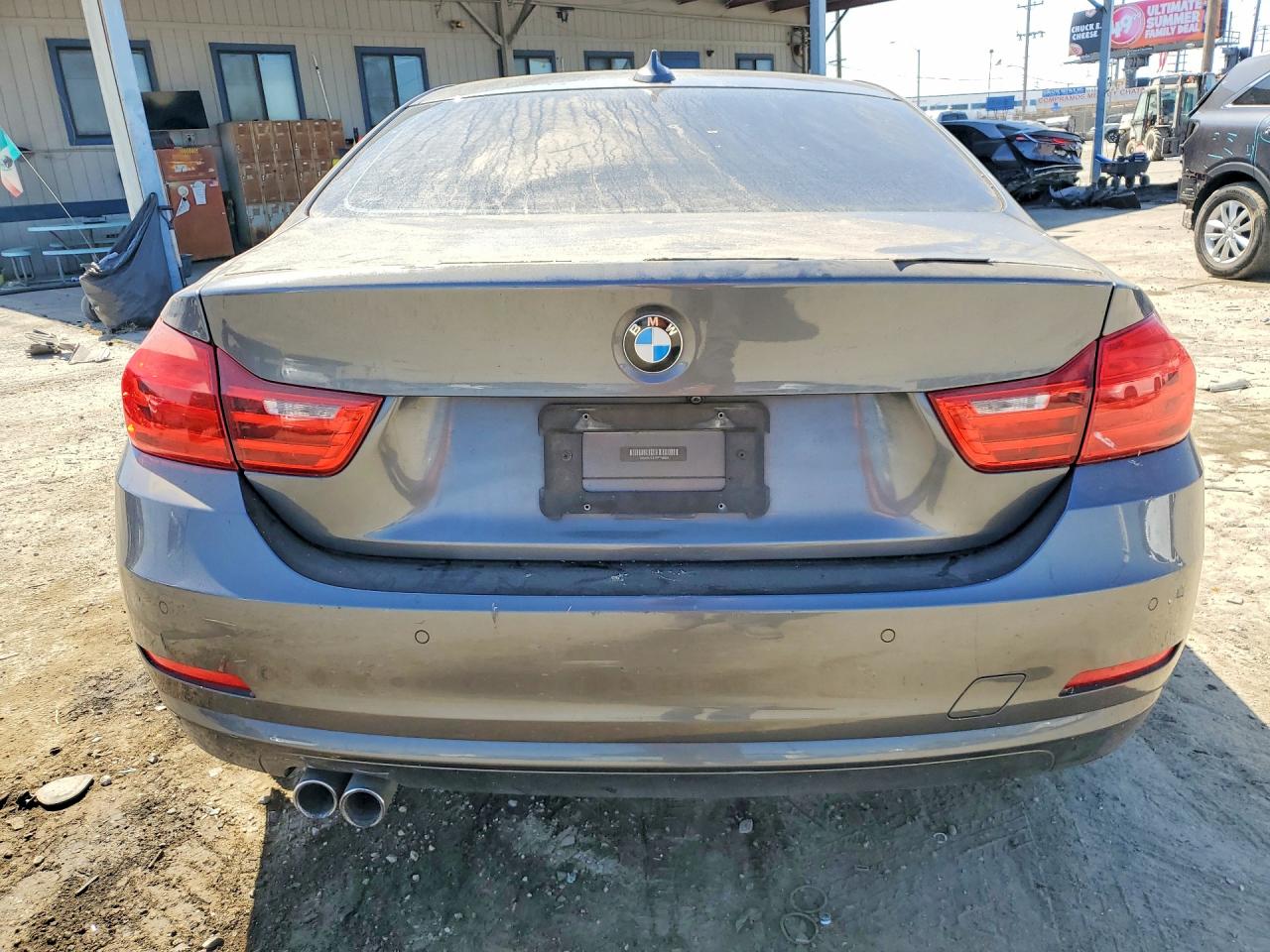 2014 Bmw 428 I Gray vin: WBA3N7C51EF718530