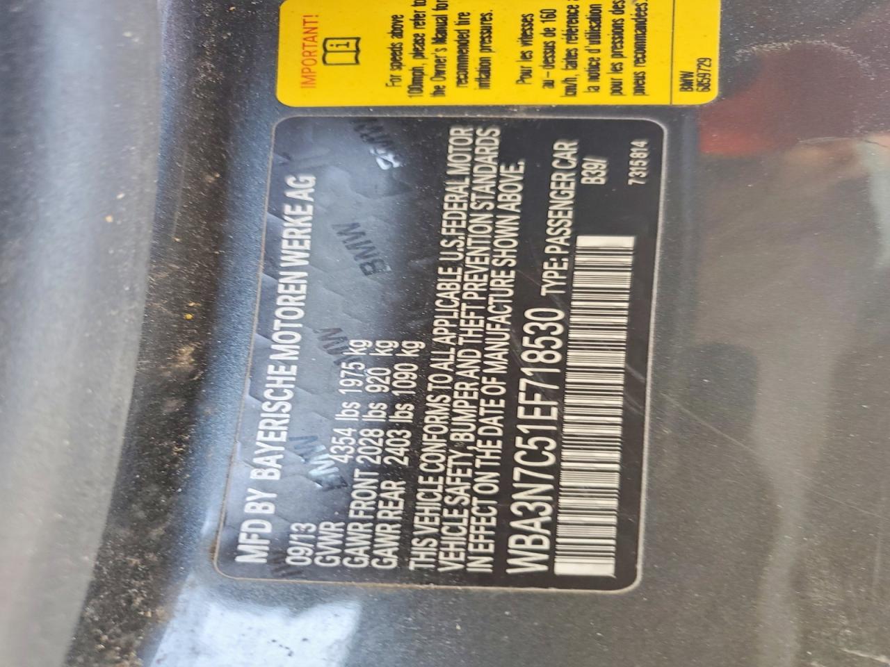 2014 Bmw 428 I Gray vin: WBA3N7C51EF718530