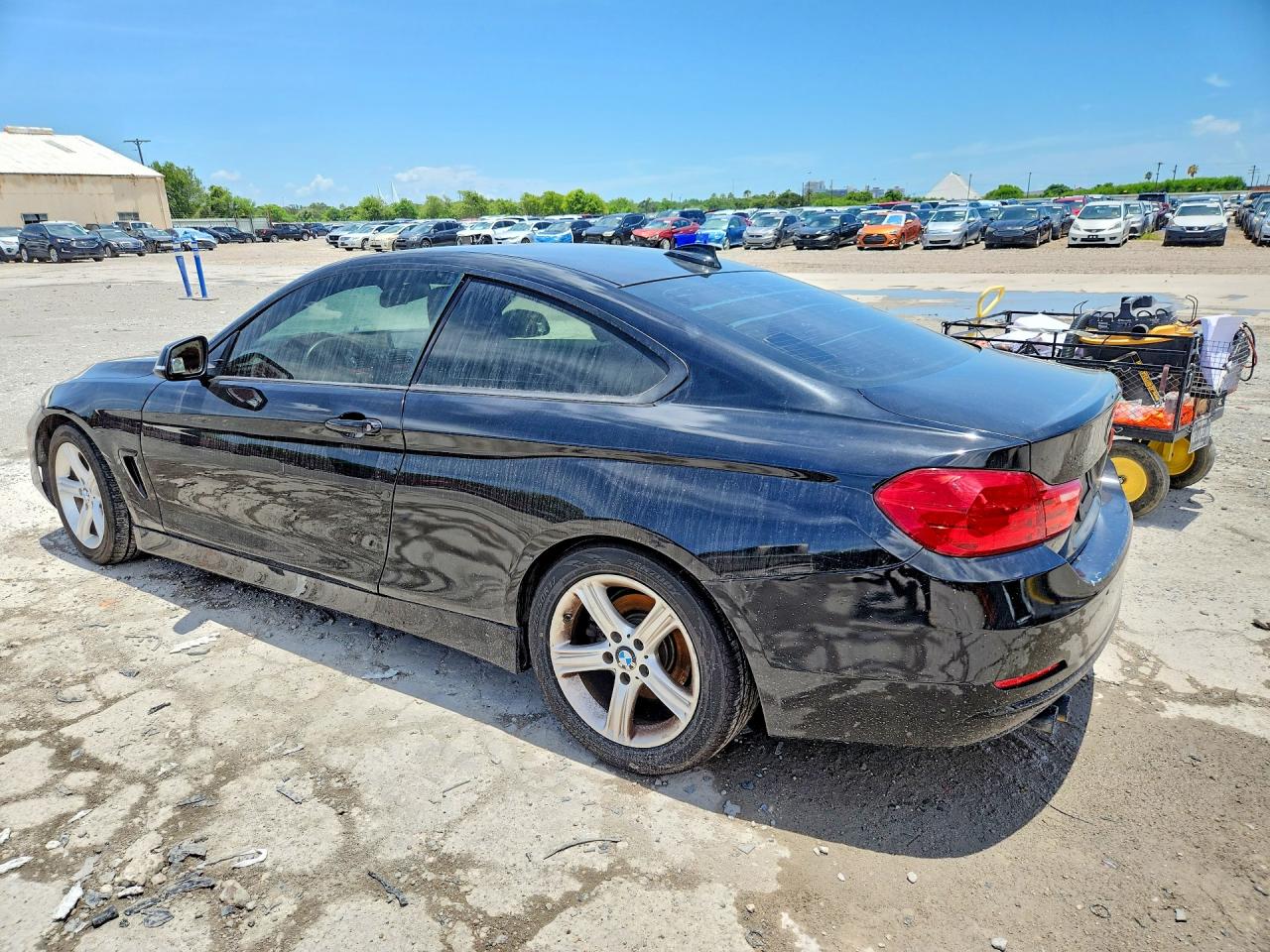 2014 Bmw 428 I Black vin: WBA3N7C51EF719757