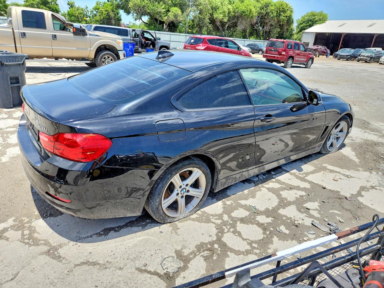 2014 Bmw 428 I Black vin: WBA3N7C51EF719757