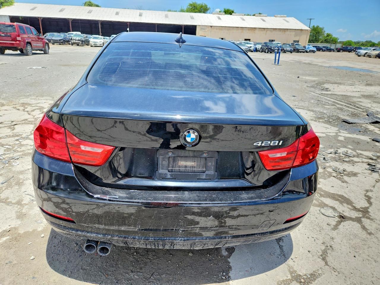 2014 Bmw 428 I Black vin: WBA3N7C51EF719757