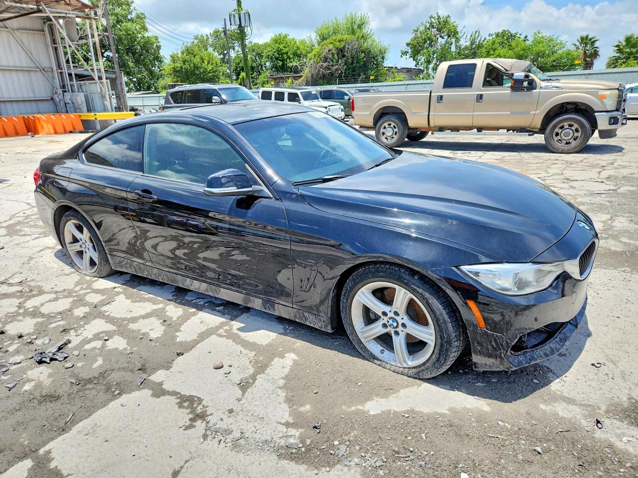 2014 Bmw 428 I Black vin: WBA3N7C51EF719757
