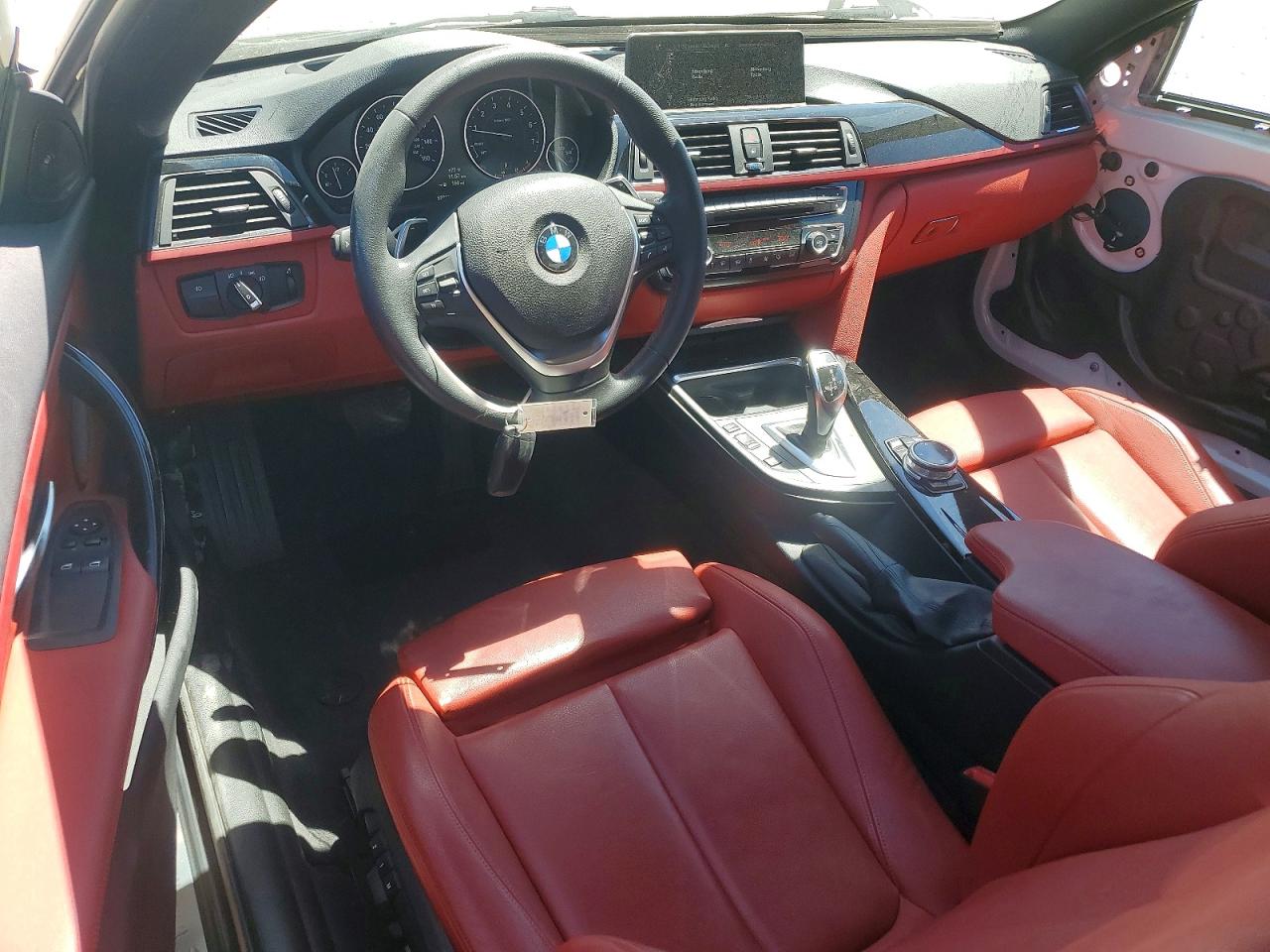 2014 Bmw 428 I White vin: WBA3N7C51EK221324