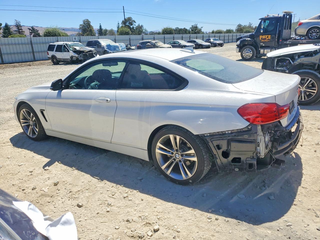 2014 Bmw 428 I White vin: WBA3N7C51EK221324