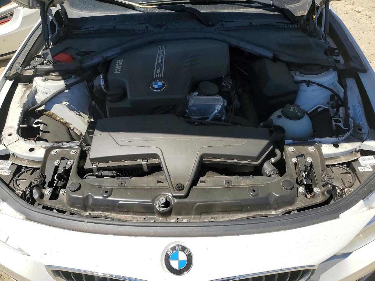 2014 Bmw 428 I White vin: WBA3N7C51EK221324