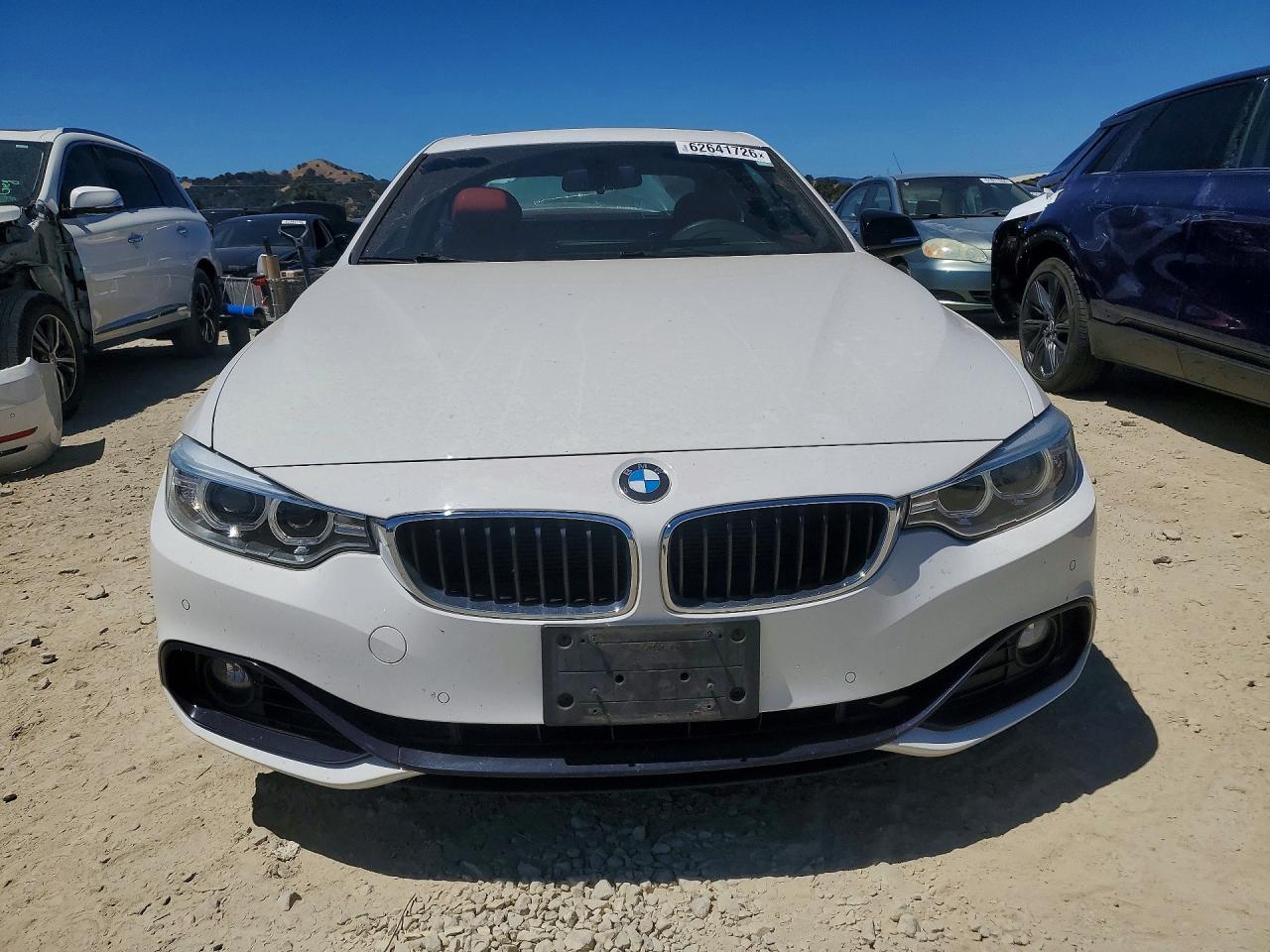 2014 Bmw 428 I White vin: WBA3N7C51EK221324